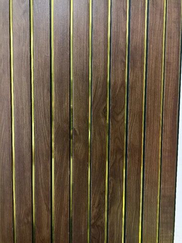 Decorative PVC wall panel with linear profile
